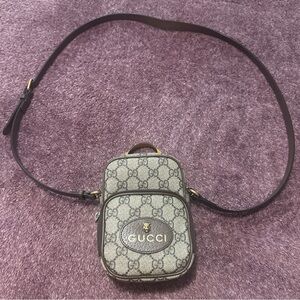 SOLD - Gucci Neo Vintage Top Handle Crossbody Bag GG Coated Canvas Mini